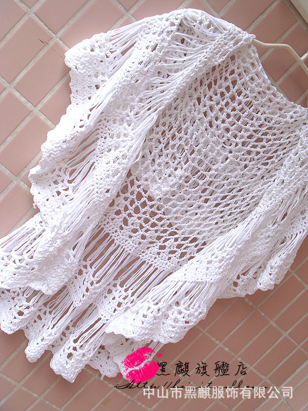 【诚招代理 厂家直销 秋季新款 <em>手工钩织</em> 披肩马