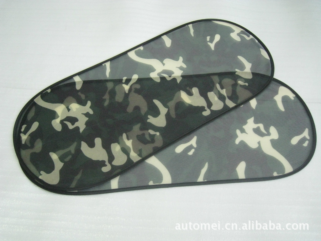 彩色印刷网纱布后挡\/后挡太阳挡图片,彩色印刷