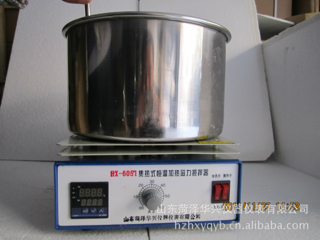 华兴生产HX-6051集热式恒温加热磁力搅拌器 