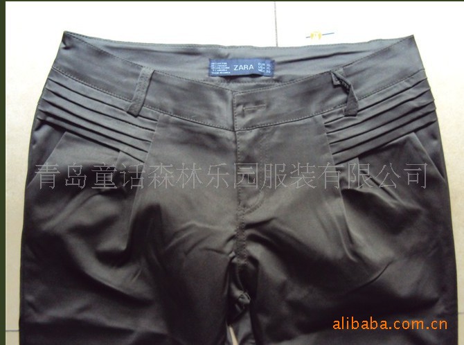 zara<em>女裤,批发外贸</em>原单时尚新款女士休闲裤。