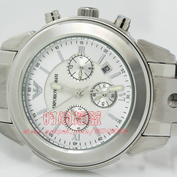 【阿玛尼手表 男士手表 蓝宝石镜面 永不刮花 机