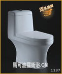 供应品牌节水马桶 防堵 节水座便器 速冲防堵座便器 节水马桶