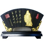 尊师重教文化艺术收藏精品炭雕摆件--孔子,可定制