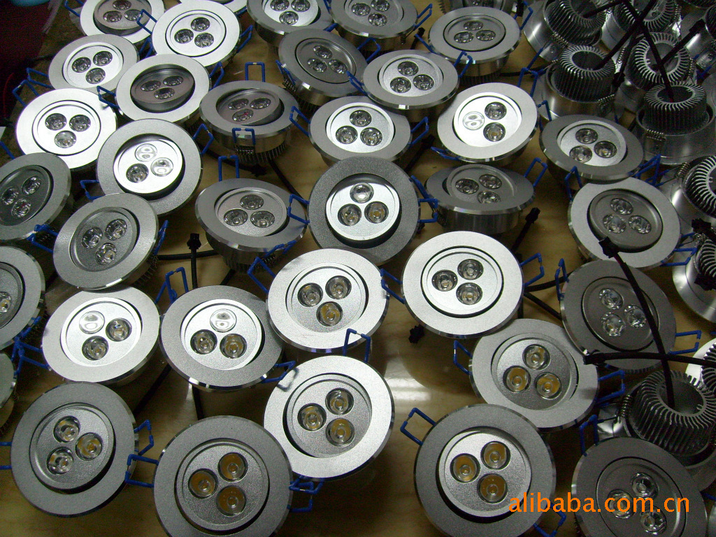 led 3w天花灯外壳,led天花灯套件、led天花灯连