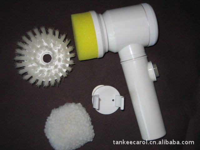 【电动厨卫清洁刷 双头 强力电动清洁刷】