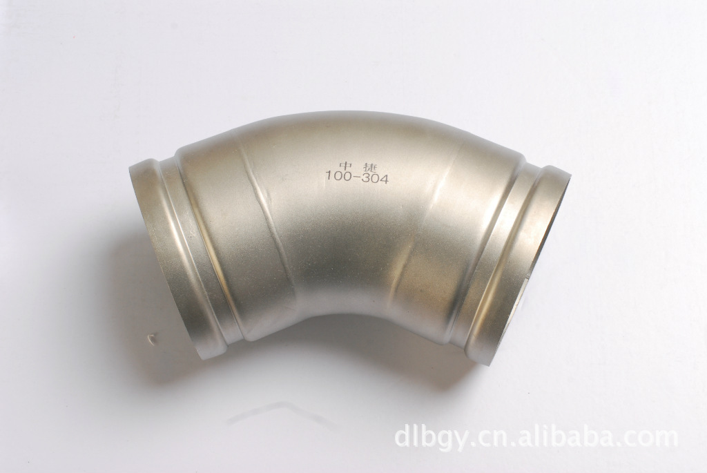 弯头-薄壁不锈钢管件 沟槽式45度弯头-弯头尽在