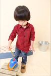cooboor服饰 2011秋款现货男女童经典格子衬衣