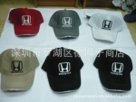 深圳徐帽子批发刺绣/赛车帽子/本田HONDA网帽/休闲网帽/车队帽