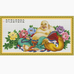 弥勒佛 十字绣佛弥勒佛笑勒佛/佛类/菩萨/弥佛/大肚佛/十字绣 佛
