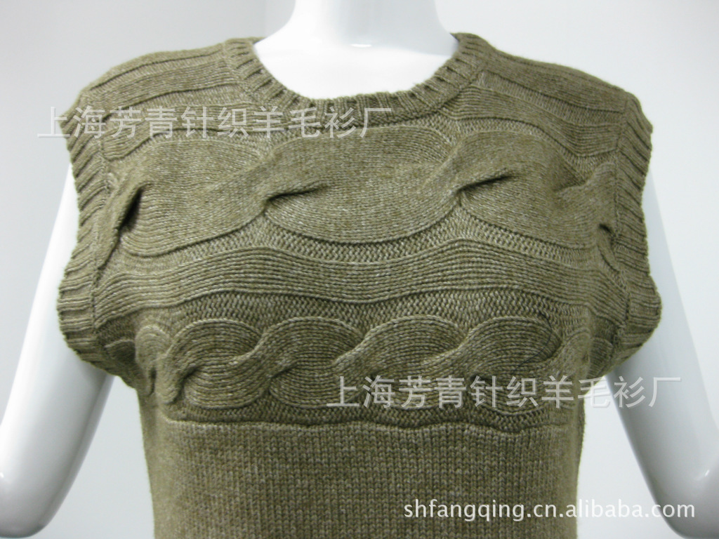 芳青2011&12复古气质粗针<em>大麻花</em>羊毛衫<em>毛衣</em>