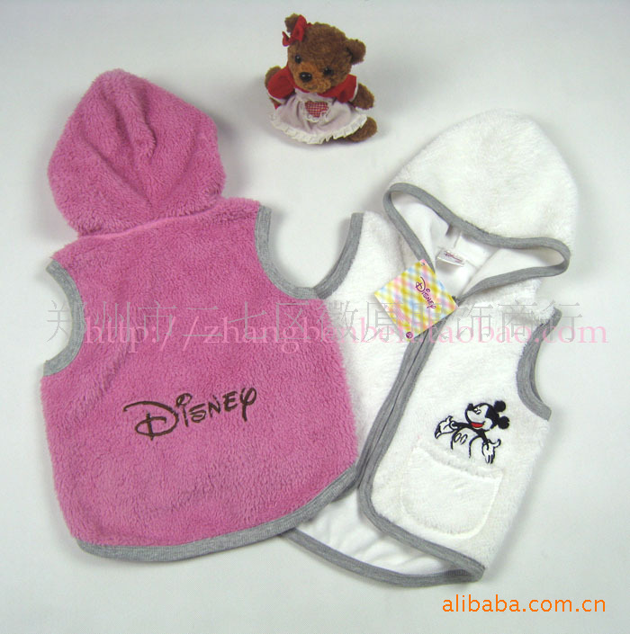 <em>Disney</em>米奇<em>马甲</em>/男童帽<em>马甲</em>/女童帽<em>马甲</em>/绒<em>马夹</em>