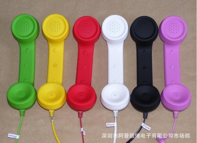 【厂家直销iphone防辐射听筒不带调节音量】