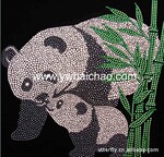 大型烫钻图形 烫画 工艺品