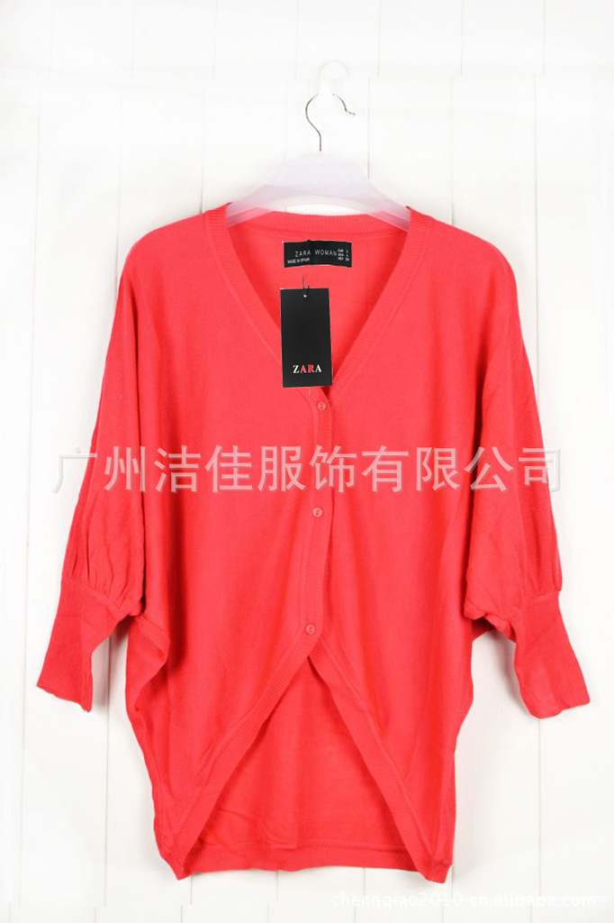 【ZARA原单 秋冬款针织<em>开衫 蝙蝠衫</em> 4色选】价