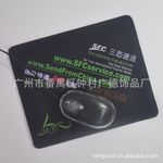 【鼠标垫厂家】防滑 防尘 耐脏 耐用 方形 布面热转印橡胶鼠标垫