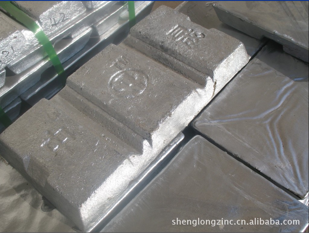 热镀锌锭 专用0#锌锭 图片