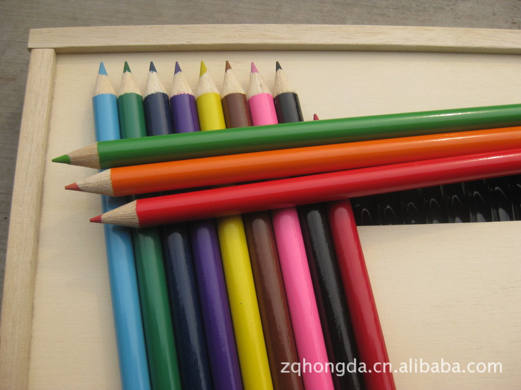 铅笔、活动铅笔-供应各品种彩色铅笔石墨木质