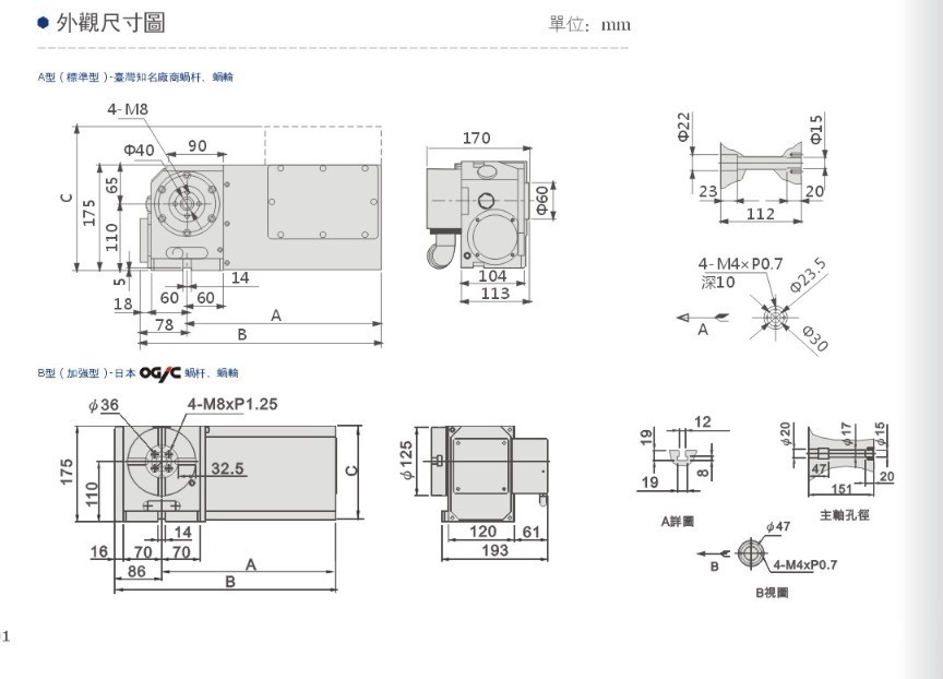 潭兴分度盘第四轴，台湾CNC分度盘，卧立两用第四轴分度盘MD-125A