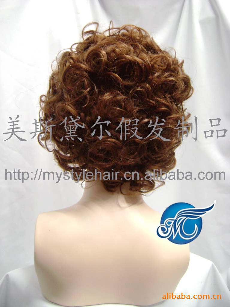 供应男孩<em>女孩</em>小卷头<em>短发假发</em> 国外经典<em>发型假</em>