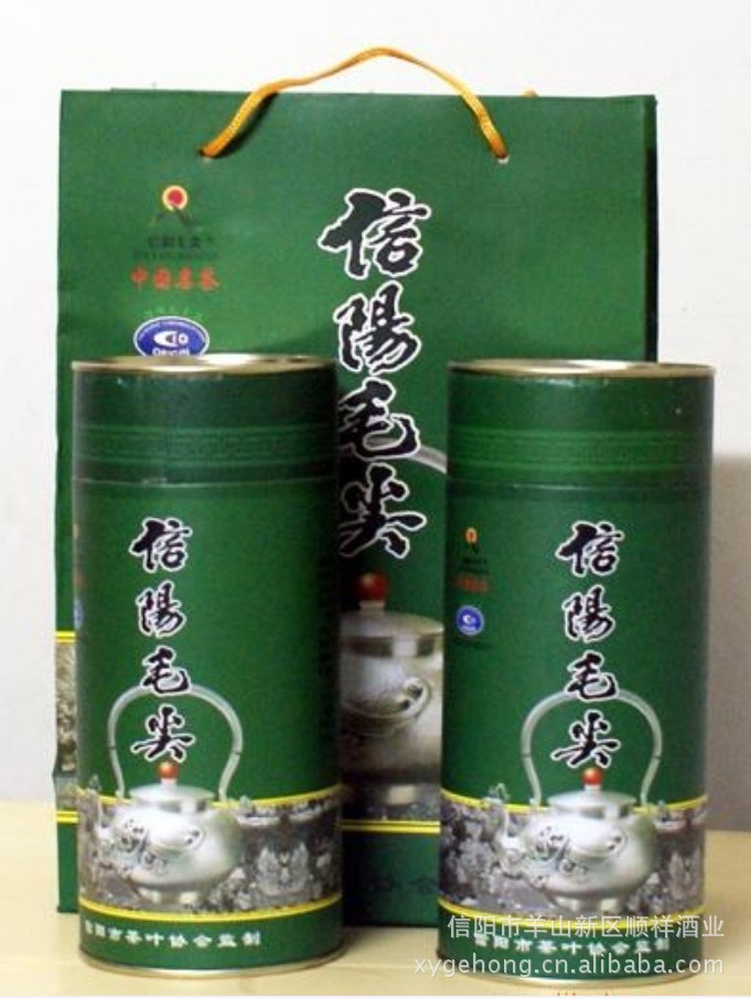 河南信阳特产信阳毛尖雨前茶250克简装纸筒批