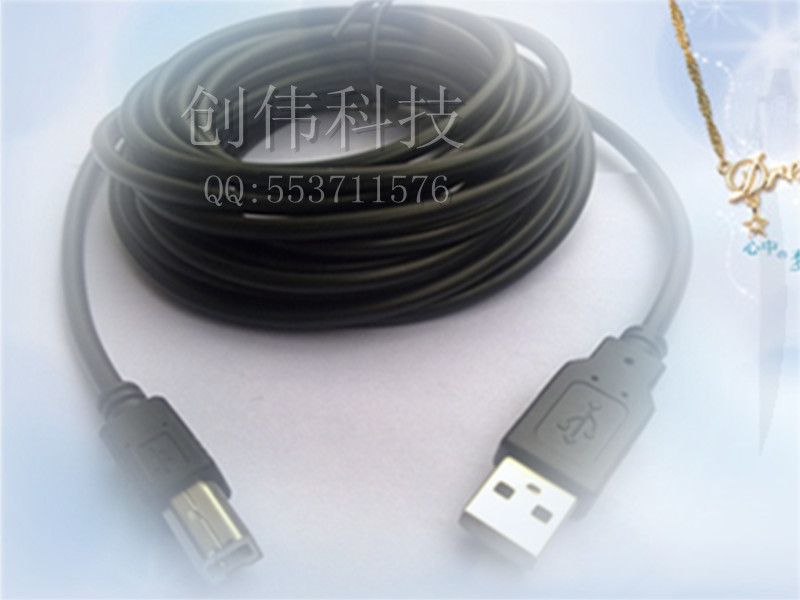 USB A公对USB B公打印机连接线\/手机数据线