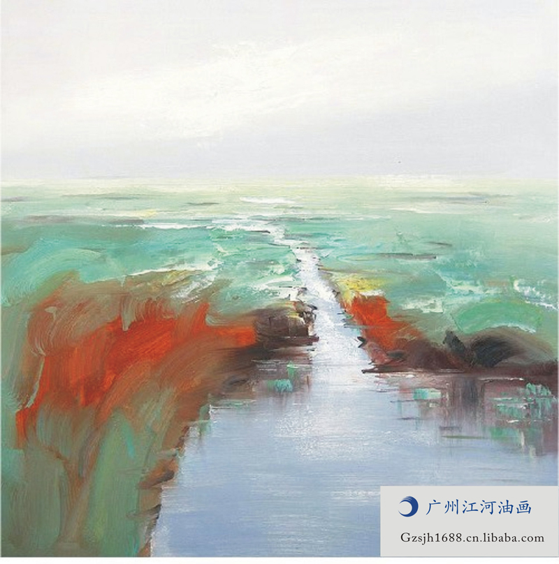 供应广州江河油画有限公司 抽象油画 装饰画