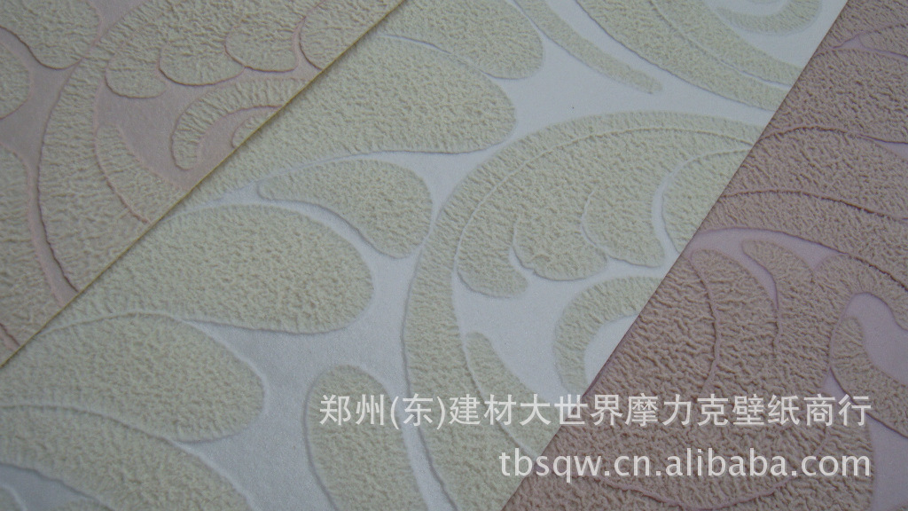 【淘宝商圈网】摩力克壁纸-高雅大气高发泡壁纸 麂皮绒壁纸