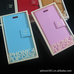 韓國左右開 iphone 4 外殼 FLIP CASE 4代手機套 iphone皮套*