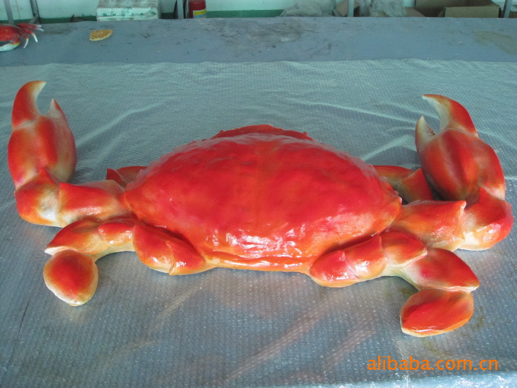高仿真大螃蟹仿真工艺品质 食品模型 食品道具