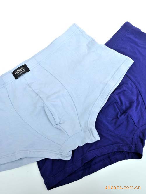 <em>短裤批发</em> 宝娜斯<em>男士</em>竹纤维平脚裤/内裤/nk991