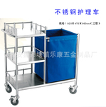 不锈钢护理车三层四层医用车