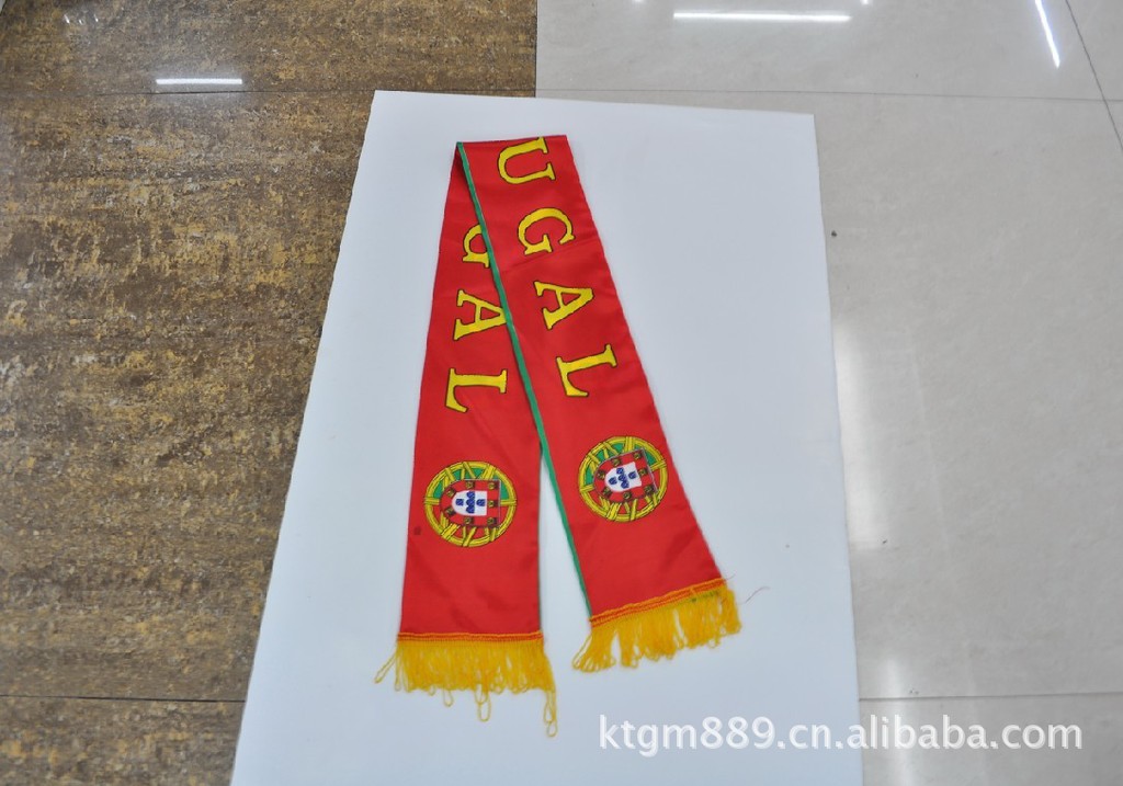 【75D涤纶布德国国旗图案挂件14*21cm】