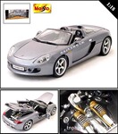 保时捷 Carrera GT 1:18 36622G 钛灰 MaiSto(美驰图)