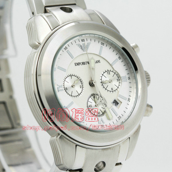 【阿玛尼手表 男士手表 蓝宝石镜面 永不刮花 机