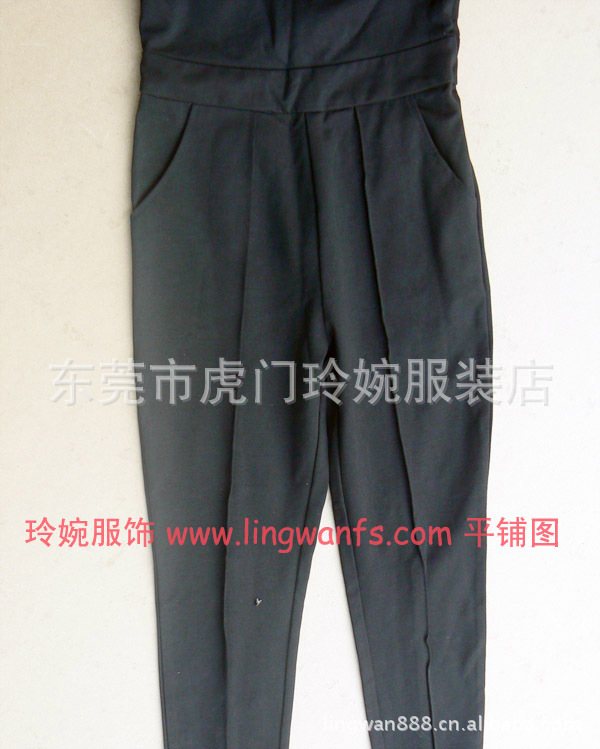 裹胸露背修身韩版<em>时尚</em>连身长裤 虎门<em>潮流女装</em>