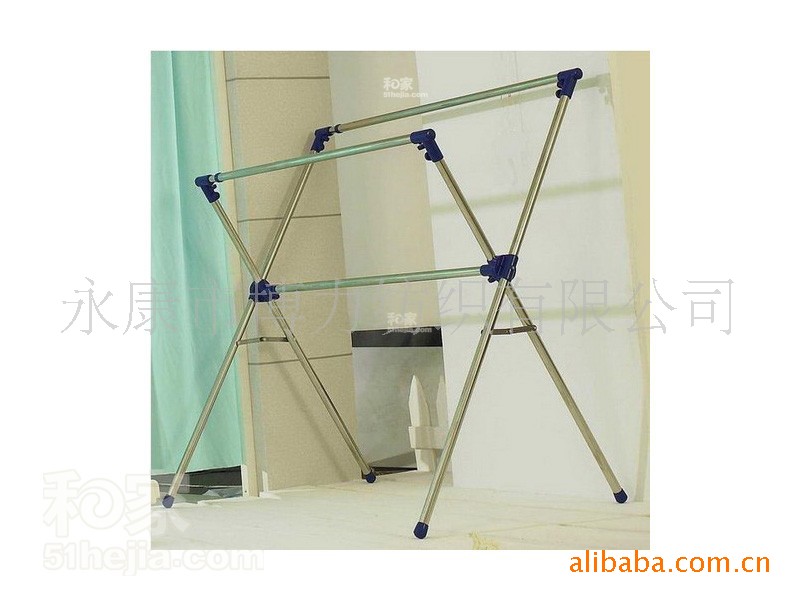 【出售X型晾衣架规格W132-200CM D78CM H