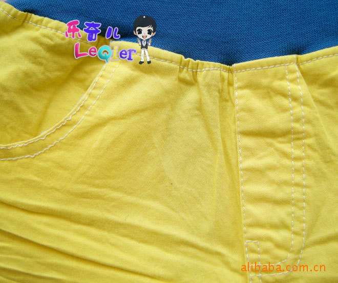 韩版笑脸儿童<em>短裤</em> <em>超短裤</em> 中性款<em>女童</em>短裤 男童