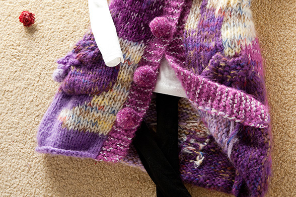 发供应 2011秋冬新款特抽象花形纯<em>手工编织</em>毛