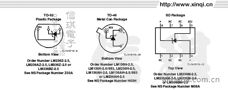 lm336z-5.0 高精度电压基准源【原装品牌】