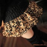 LACE GIRL 2012新款 厂家直销 豹纹短裙 公主蓬蓬裙 1091