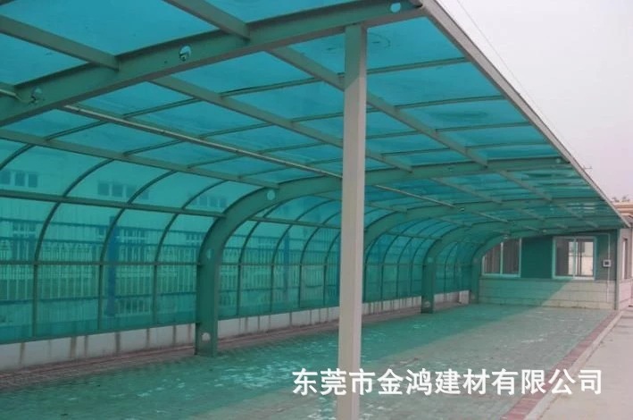 广东厂家直销供应十年质保足厚阳光板(阳光棚