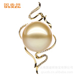 【国盛祥】15-16mm 珠宝级A1AB 极品 南洋金珠 大珍珠吊坠