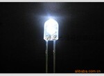 供应低光衰4MM圆头白光LED