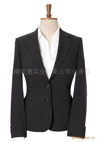 【牧唐实业女士黑色西装【长期提供西服批发、