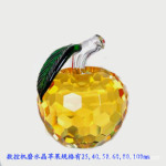 厂家批发供应K9材质水晶钻石 ,水晶苹果【有机器打磨和手工】