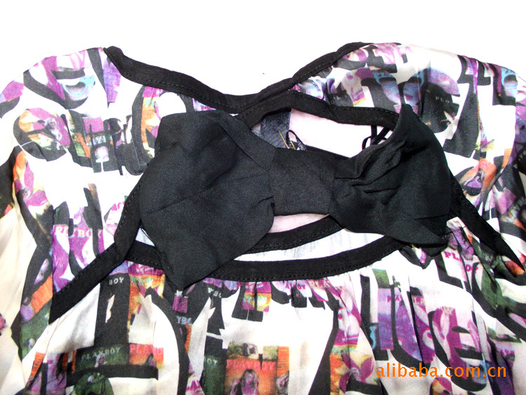 【新款上市】<em>靓妹</em>时尚五彩缤纷<em>英文</em>相拼蝴蝶结