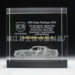 方体水晶3D激光内雕礼品,厂家直销,量大从优