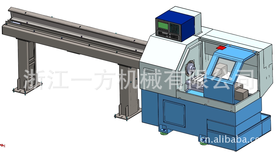 数控车床 自动棒料棒材长料送料器 送料架 送料机 拉料器 拔料器