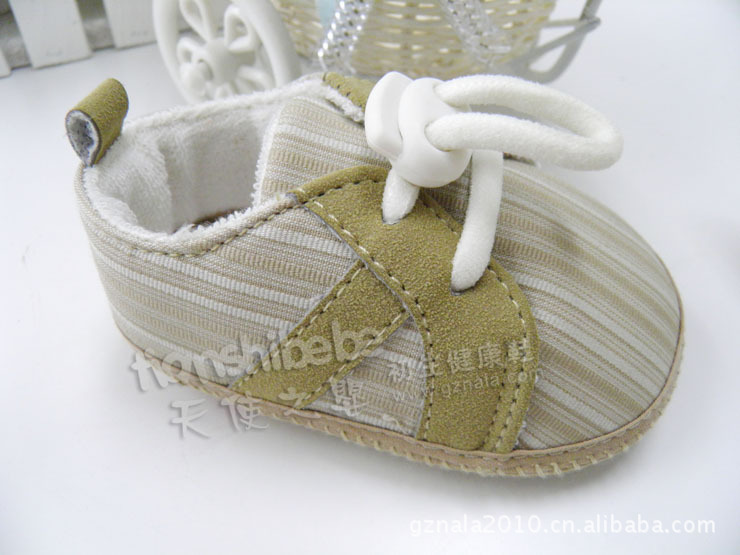 【天使之婴 0-6个月 婴儿鞋 宝宝鞋 11秋款 条纹