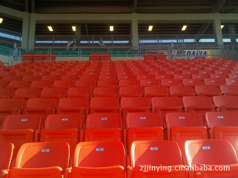 JY-8220体育场馆中空吹塑座椅、球场塑料椅子